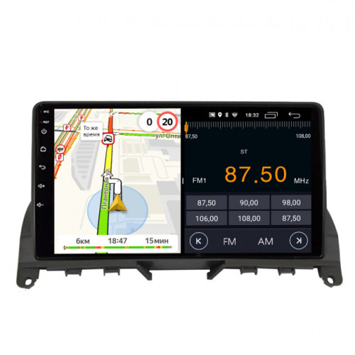 Штатная магнитола Parafar PF222FHD Mercedes-Benz C класс (2006-2011)