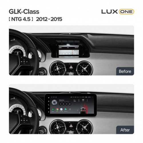 Переходная рамка Mercedes-Benz GLK-Class X204 (NTG 4.5) (2012-2015) (12,3")