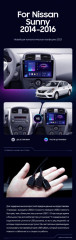 Штатная магнитола Teyes CC3L 4/32 Nissan Sunny (2014-2016)