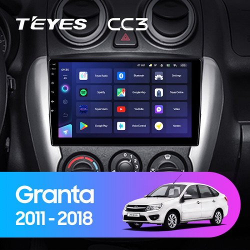 Штатная магнитола Teyes CC3 6/128 Lada Granta Sport (2011-2018) Тип-B