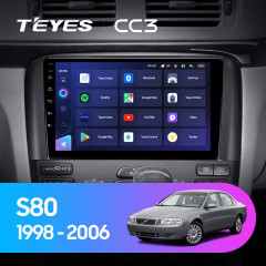 Штатная магнитола Teyes CC3 6/128 Volvo S80 1 (1998-2006)