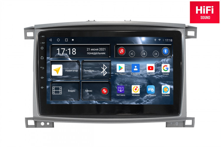 Штатная магнитола Redpower 75183 Toyota Land Cruiser 100 (1998-2007) (На Топ с навигацией не подходит)