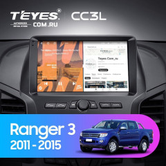 Штатная магнитола Teyes CC3L 4/32 Ford Ranger 3 (2011-2015) F1