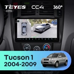 Штатная магнитола Teyes CC4 360 8/128 Hyundai Tucson 1 (2004-2009) F2