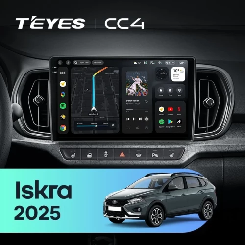 Штатная магнитола Teyes CC4 6/64 LADA Iskra SW Cross (2025-2026) Тип-A