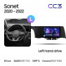 Штатная магнитола Teyes CC3 6/128 Kia Sonet (2020-2022)