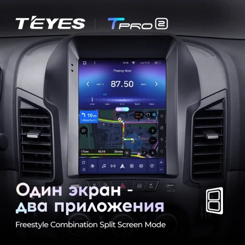 Штатная магнитола Tesla style Teyes TPRO 2 4/64 Ford Ranger 3 (2011-2015)