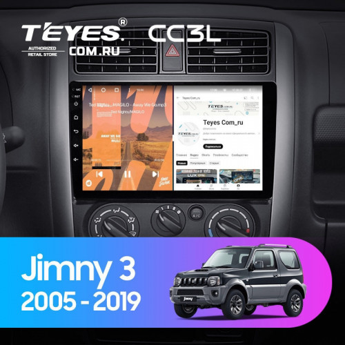 Штатная магнитола Teyes CC3L 4/32 Suzuki Jimny 3 (2005-2019)