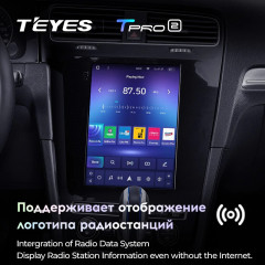 Штатная магнитола Tesla style Teyes TPRO 2 4/64 Volkswagen Golf 7 (2012-2020)
