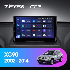 Штатная магнитола Teyes CC3 6/128 Volvo XC90 (2002-2014) F1