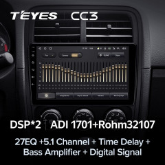 Штатная магнитола Teyes CC3 6/128 Dodge Caliber PM (2009-2013)