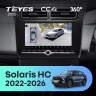 Штатная магнитола Teyes CC4 360 6/64 Solaris HC (2022-2026) с кнопками