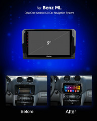 Штатная магнитола Carmedia OL-9950-N Mercedes-Benz Gl Класс X164 2006-2012