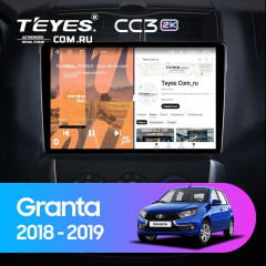 Штатная магнитола Teyes CC3 2K 4/32 Lada Granta Cross (2018-2023) (13")