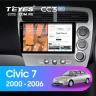 Штатная магнитола Teyes CC3 2K 4/64 Honda Civic 7 (2000-2006) F3 Правый руль