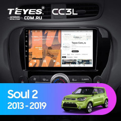 Штатная магнитола Teyes CC3L 4/32 Kia Soul 2 PS (2013-2019) Тип-A