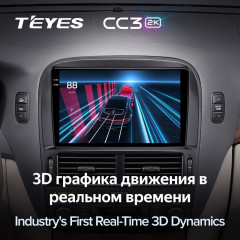 Штатная магнитола Teyes CC3 2K 6/128 Lexus LS430 XF30 (2000-2006) F2