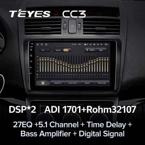 Штатная магнитола Teyes CC3 4/32 Mazda 6 GG (2002-2007)