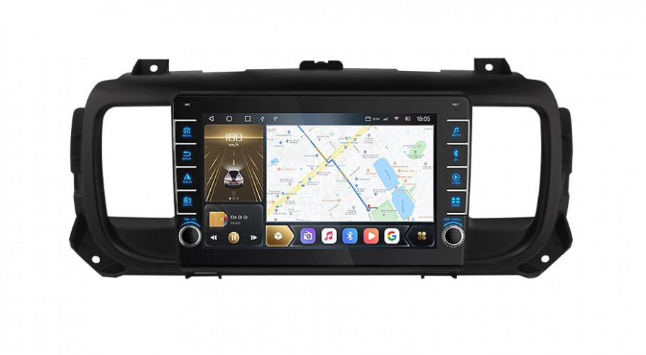 Штатная магнитола Carmedia OL-9934-D Peugeot Expert / Traveller 2017+