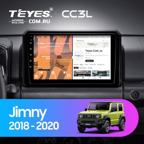 Штатная магнитола Teyes CC3L 4/32 Suzuki Jimny JB64 (2018-2020)