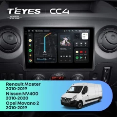 Штатная магнитола Teyes CC4 6/64 Opel Movano 2 (2010-2019) F2