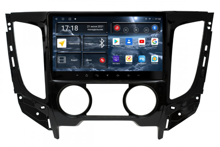 Штатная магнитола Redpower 71425 Mitsubishi L200 (2015-2019) (кондей)