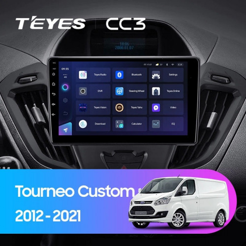 Штатная магнитола Teyes CC3 4/64 Ford Transit (2012-2021) F1