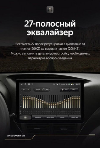 Штатная магнитола Teyes CC3 2K 4/64 Subaru Forester 3 SH (2007-2013) (13")