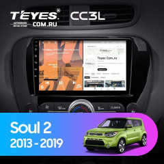 Штатная магнитола Teyes CC3L 4/32 Kia Soul 2 PS (2013-2019) Тип-B
