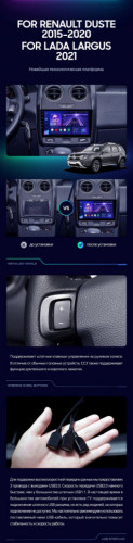 Штатная магнитола Teyes CC3 2K 4/64 Renault Duster (2015-2021) F1