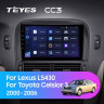 Штатная магнитола Teyes CC3 6/128 Lexus LS430 XF30 (2000-2006) F2
