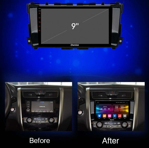 Штатная магнитола Carmedia OL-9665-N Nissan Teana 2014+ (L33)