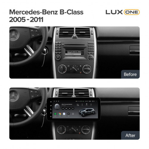 Переходная рамка Mercedes-Benz B-Class T245 W245 (2005-2011) (12,3")