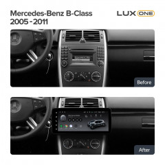 Переходная рамка Mercedes-Benz B-Class T245 W245 (2005-2011) (12,3")