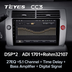 Штатная магнитола Teyes CC3 4/32 Citroen C4 (2004-2014)