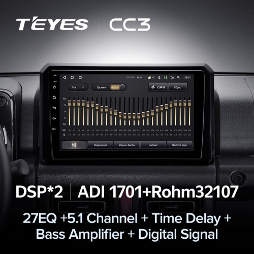 Штатная магнитола Teyes CC3 4/32 Suzuki Jimny JB64 (2018-2020)