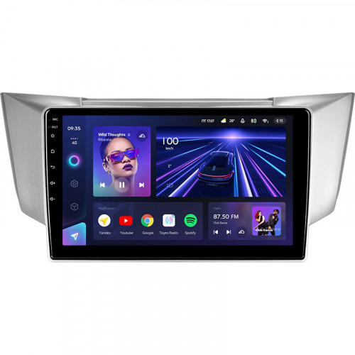 Штатная магнитола Teyes CC3 6/128 Lexus RX300 RX330 RX350 RX400H (2003-2009)