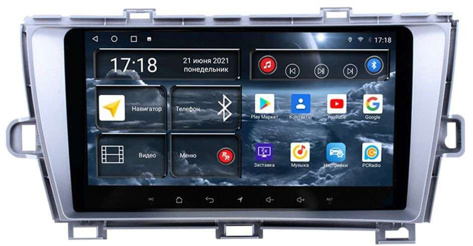 Штатная магнитола Redpower 71189 Toyota Prius 3-поколение XW30 (01.2009-04.2016)