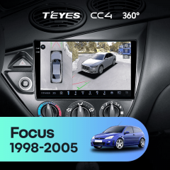Штатная магнитола Teyes CC4 360 6/64 Ford Focus 1 (1998-2005)