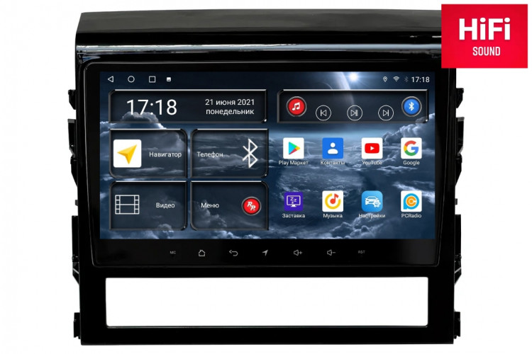 Штатная магнитола Redpower 75201 Toyota Land Cruiser 200 (10.2015-06.2021)