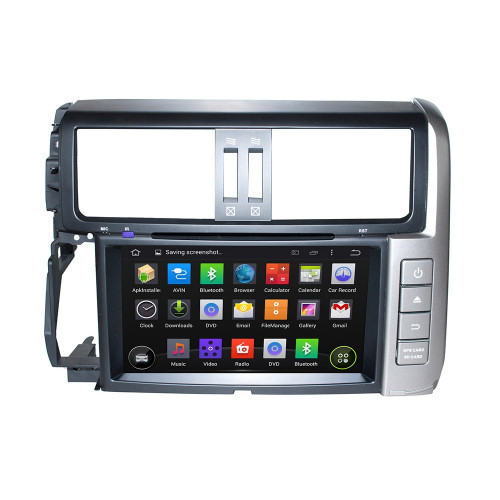 Штатная магнитола Carmedia KD-8015-P30 Toyota Land Cruiser Prado 150 2009-2013 серебро