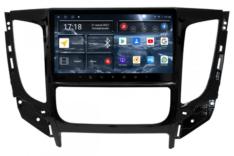 Штатная магнитола Redpower 71424 Mitsubishi L200 (2015-19) (климат)