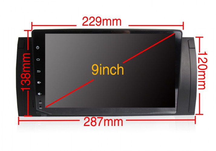 Штатная магнитола Carmedia MKD-9002-P6 BMW X5 2000-2006 (E53)