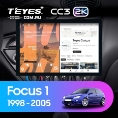 Штатная магнитола Teyes CC3 2K 360 6/128 Ford Focus 1 (1998-2005) (13&quot;)