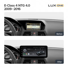 Переходная рамка Mercedes-Benz E-Class 4 W212 S207 A207 S212 C207 (NTG 4.0) (TY) (2009-2016) F2 (12,3")