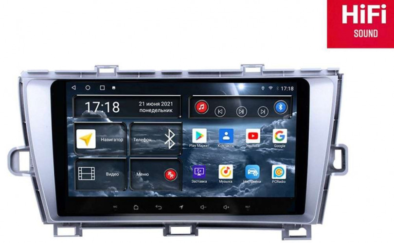 Штатная магнитола Redpower 75189 Toyota Prius 3-поколение XW30 (01.2009-04.2016)