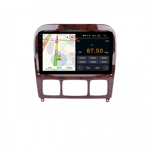 Штатная магнитола Parafar PF211U2K Mercedes S класс кузов w220 без DVD