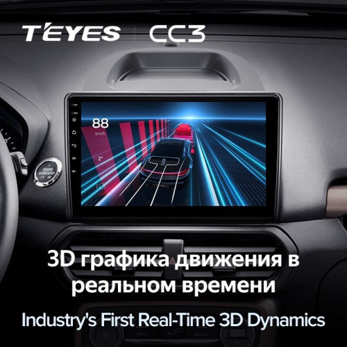 Штатная магнитола Teyes CC3 6/128 Ford EcoSport (2017-2021)