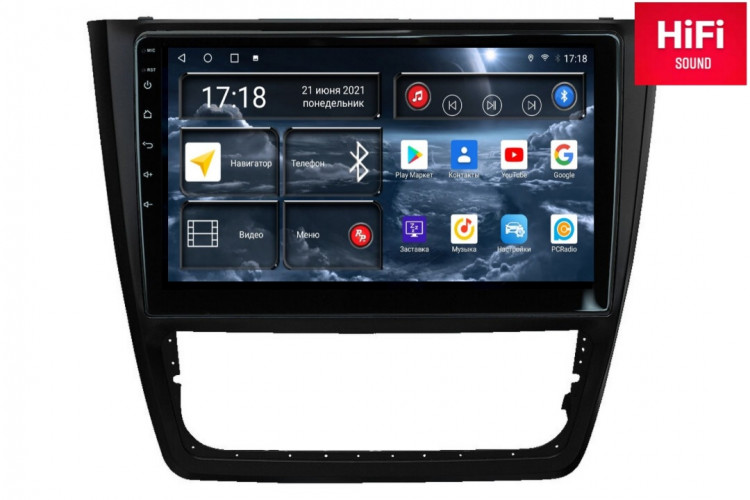 Штатная магнитола Redpower 75404 Skoda Yeti 1-поколение (05.2009-10.2018) с кондиционером