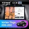 Штатная магнитола Teyes CC3 2K 4/32 Vortex Tingo (2010-2012) (13")